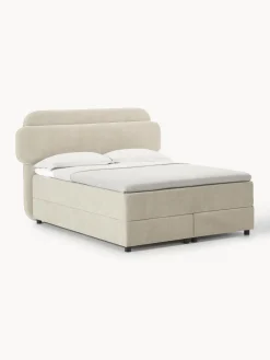 Camas Continentales|Camas>Westwing Collection Cama continental Enrica Tejido beige claro