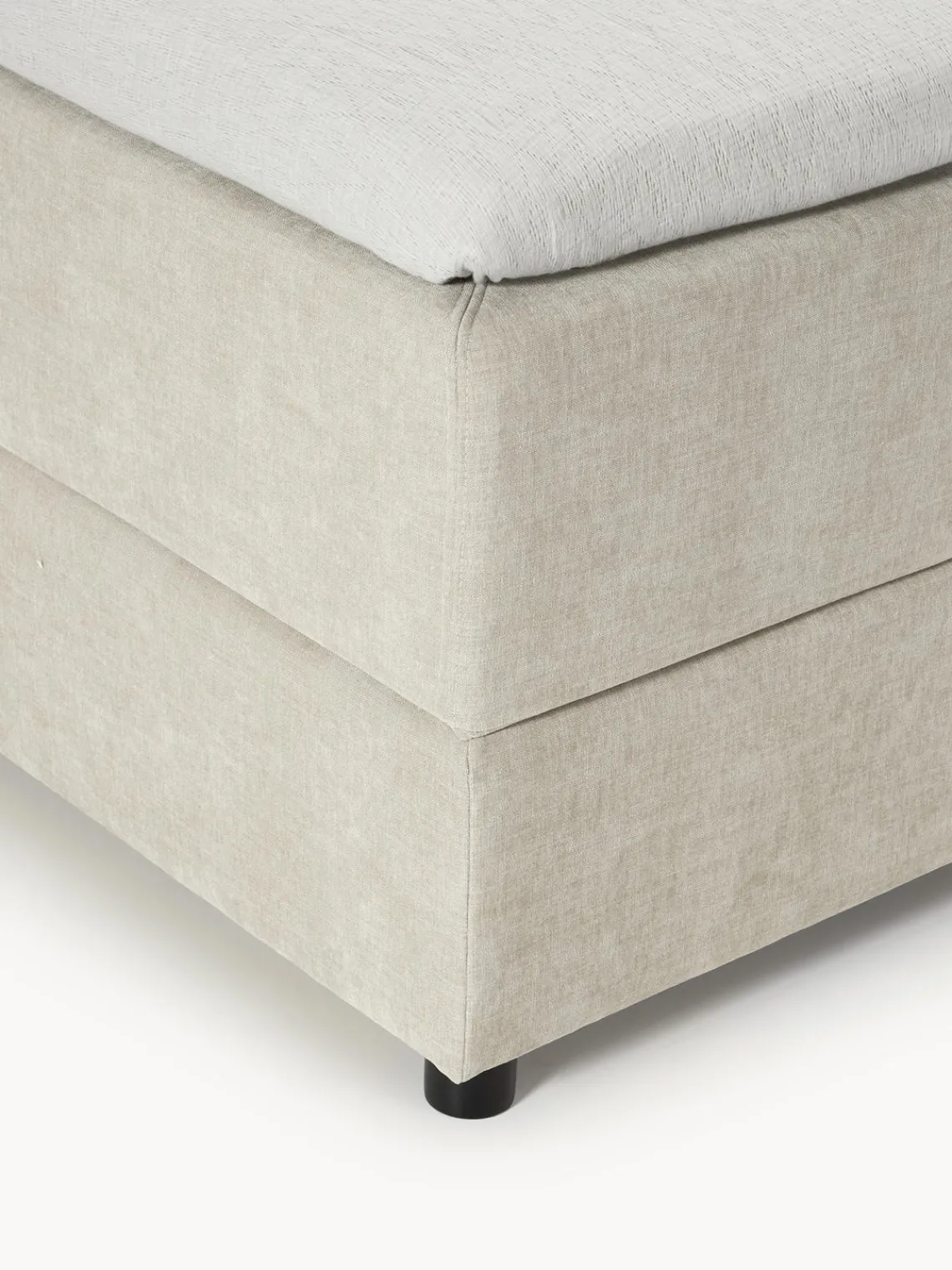 Camas Continentales|Camas>Westwing Collection Cama continental Enrica Tejido beige claro