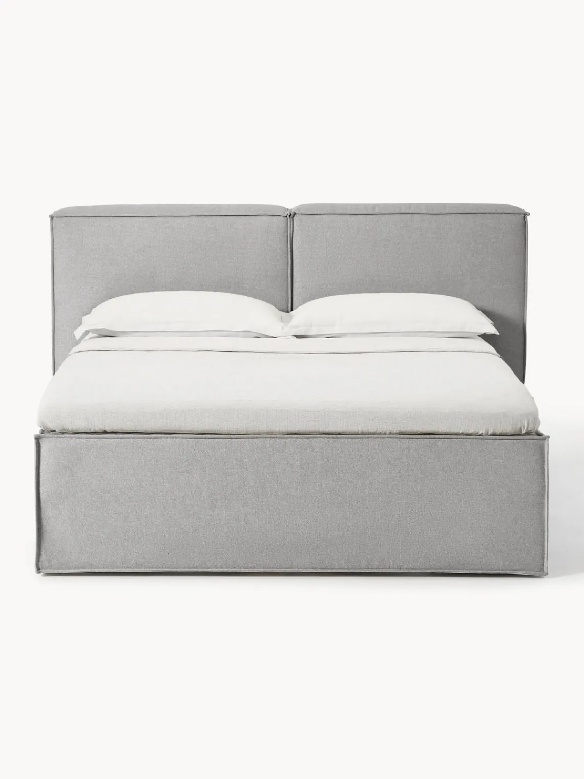 Camas Continentales|Camas>Westwing Collection Cama continental Lennon Tejido gris