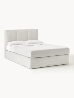Camas Continentales|Camas>Westwing Collection Cama continental Oberon Tejido fino beige claro