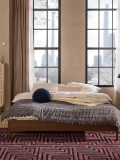 Estructuras De Cama|Camas>Westwing Collection Cama de madera Tammy Madera de nogal