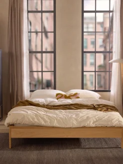 Estructuras De Cama|Camas>Westwing Collection Cama de madera Tammy Madera de roble