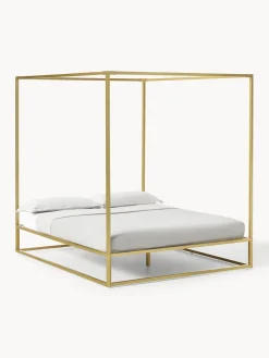 Cama de metal con dosel Belle Estructuras De Cama|Camas