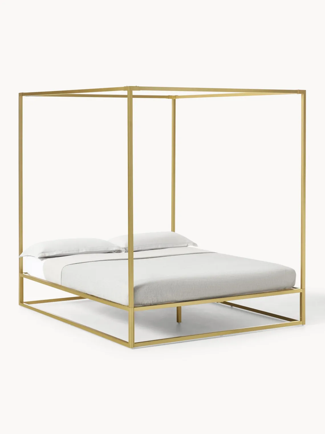 Cama de metal con dosel Belle Estructuras De Cama|Camas