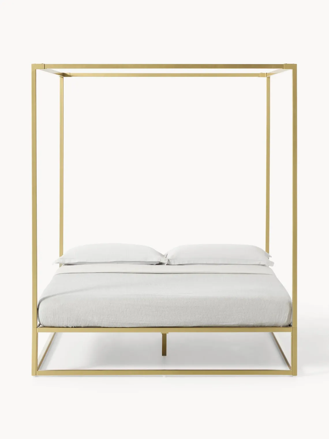 Cama de metal con dosel Belle Estructuras De Cama|Camas