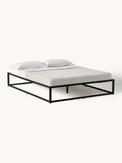 Estructuras De Cama|Camas>Westwing Collection Cama de metal Neptun Negro