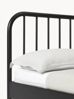 Estructuras De Cama|Camas></noscript>Westwing Collection Cama de metal Sanna Negro