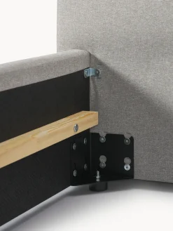 Camas Individuales|Camas Tapizadas></noscript>Westwing Collection Cama individual Cloud Tejido fino gris claro