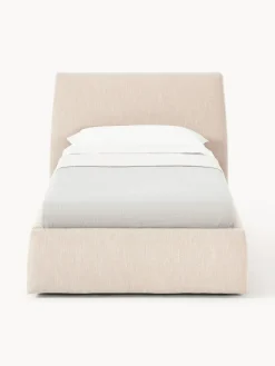 Camas Individuales|Camas Tapizadas></noscript>Westwing Collection Cama individual Cloud Tejido beige jaspeado