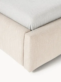 Camas Individuales|Camas Tapizadas></noscript>Westwing Collection Cama individual Cloud Tejido beige jaspeado