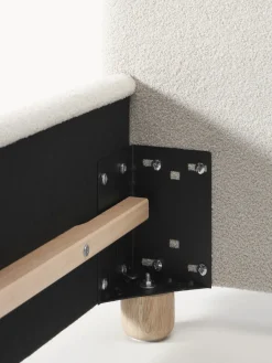 Outlet Cama individual de borreguillo Ebba Camas Individuales|Camas Tapizadas