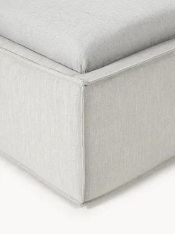 Camas Individuales|Camas Tapizadas></noscript>Westwing Collection Cama individual Dream Tejido jaspeado greige