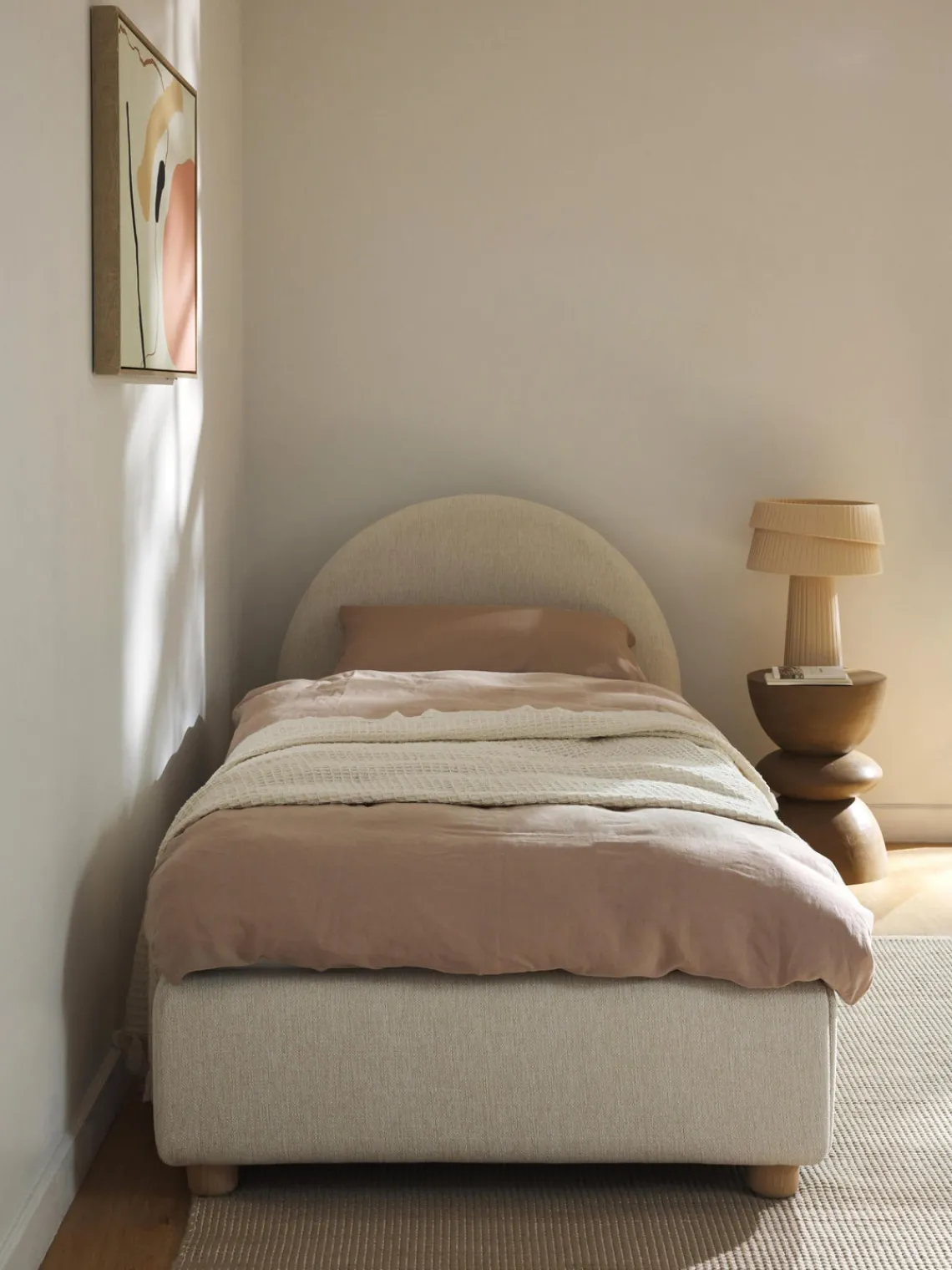 New Cama individual Ebba Camas Individuales|Camas Tapizadas