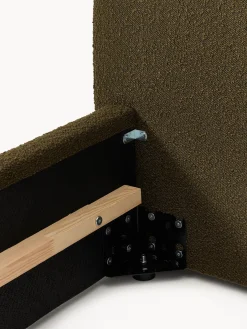 Clearance Cama individual en tejido bouclé Cloud Camas Individuales|Camas Tapizadas