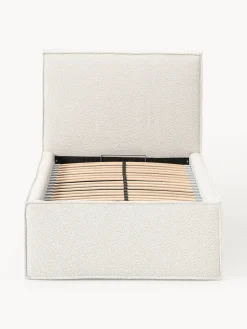 Cama individual tapizada en tejido bouclé con espacio de almacenamiento Dream Camas Individuales|Camas Tapizadas