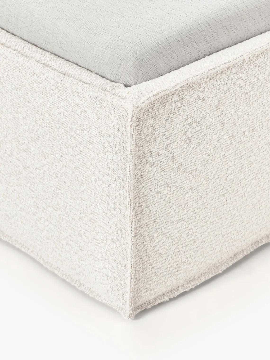 Cama individual tapizada en tejido bouclé con espacio de almacenamiento Dream Camas Individuales|Camas Tapizadas