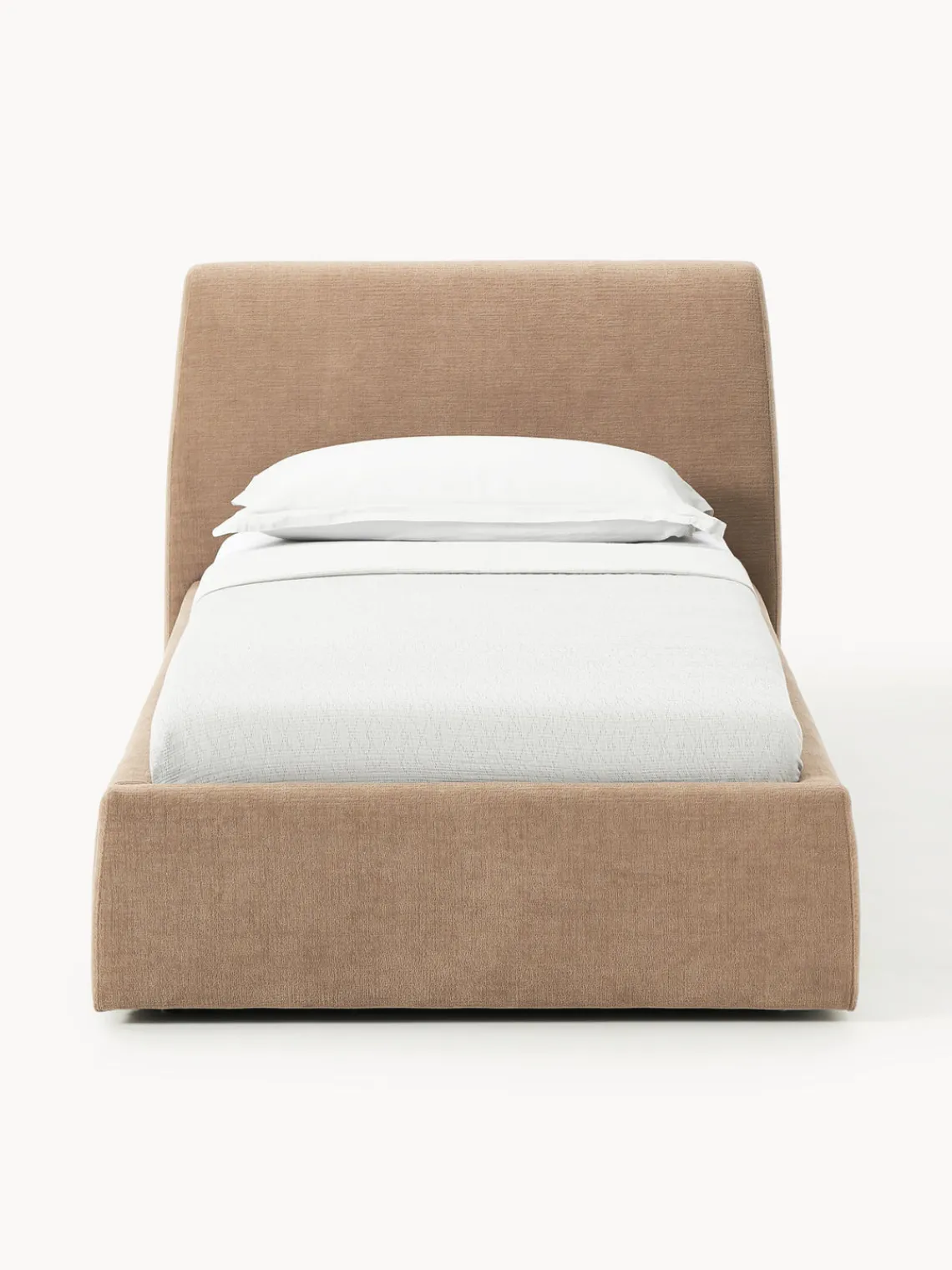 New Cama individual tapizada con espacio de almacenamiento Cloud Camas Individuales|Camas Tapizadas