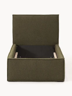 Clearance Cama individual tapizada en tejido bouclé Dream Camas Individuales|Camas Tapizadas