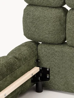 New Cama individual tapizada en borreguillo bouclé Tayla Camas Individuales|Camas Tapizadas