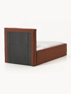 Outlet Cama individual tapizada en tejido bouclé Dream Camas Individuales|Camas Tapizadas