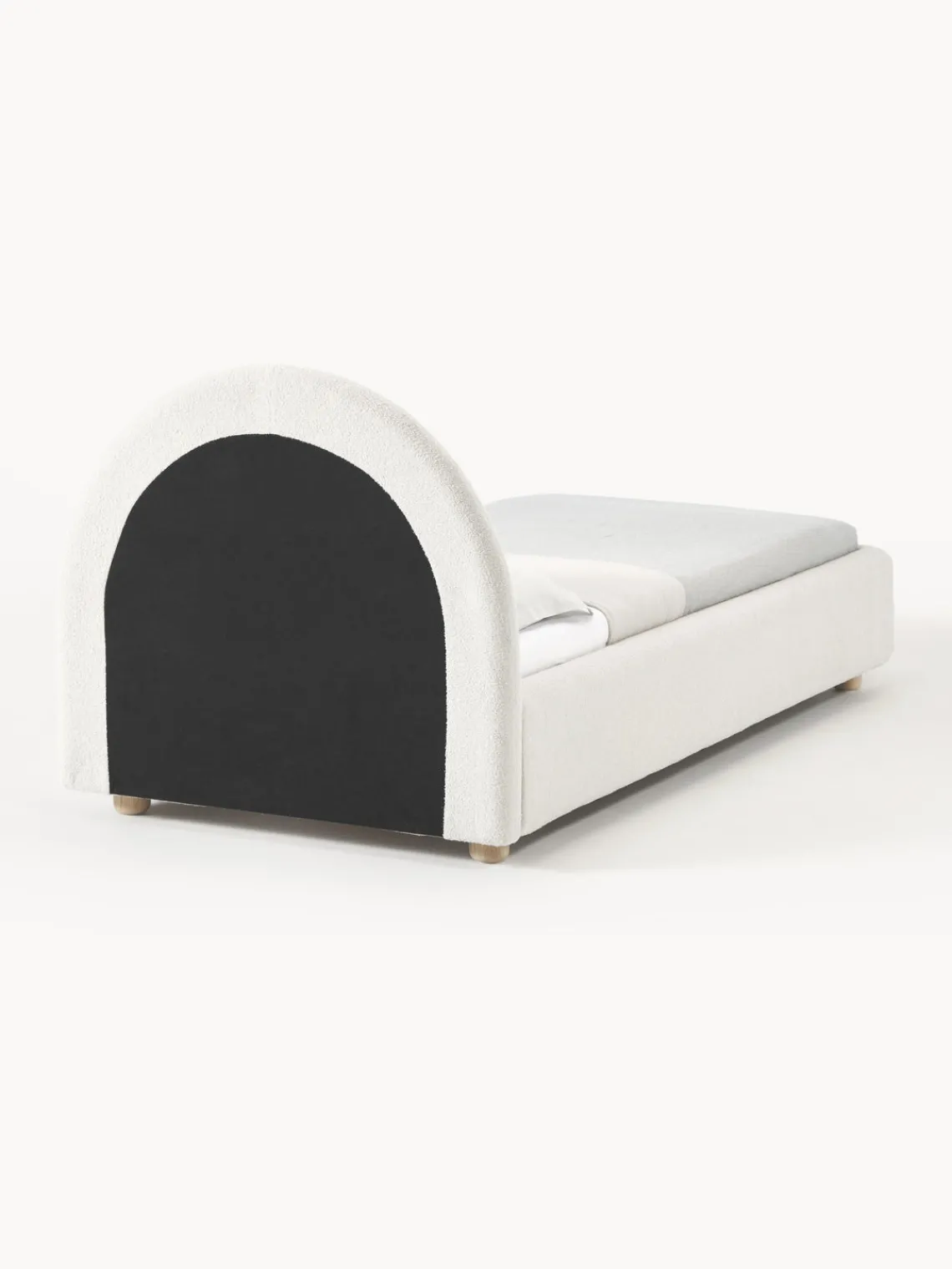 Discount Cama individualde borreguillo Ebba, con espacio de almacenamiento Camas Individuales|Camas Tapizadas