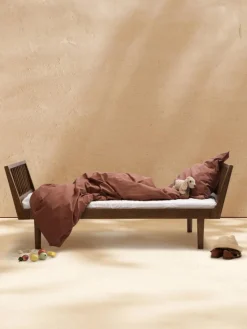 Sale Cama infantil artesanal de madera de roble Eli, 90 x 160 cm Niños Decoración Infantil|Camas Infantiles