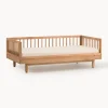 Cama infantil de madera de roble Pure, 70 x 140 cm Niños Decoración Infantil|Camas Infantiles
