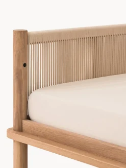 Decoración Infantil|Camas Infantiles>Nobodinoz Cama infantil de madera de roble Latitude, 70 x 140 cm