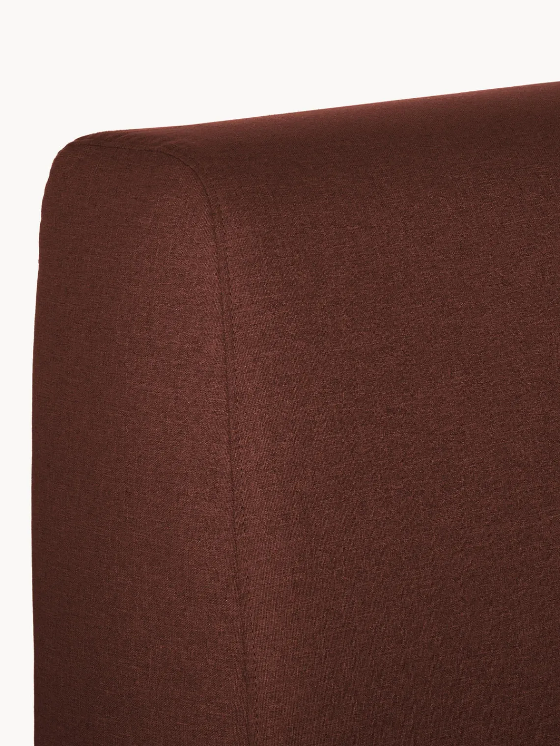 Camas Tapizadas|Camas>Westwing Collection Cama tapizada Cloud Tejido fino rojo vino