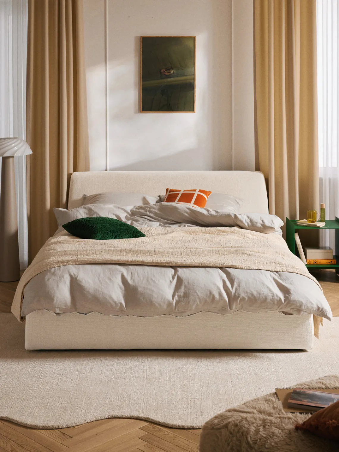 New Cama tapizada Cloud Camas Tapizadas|Camas