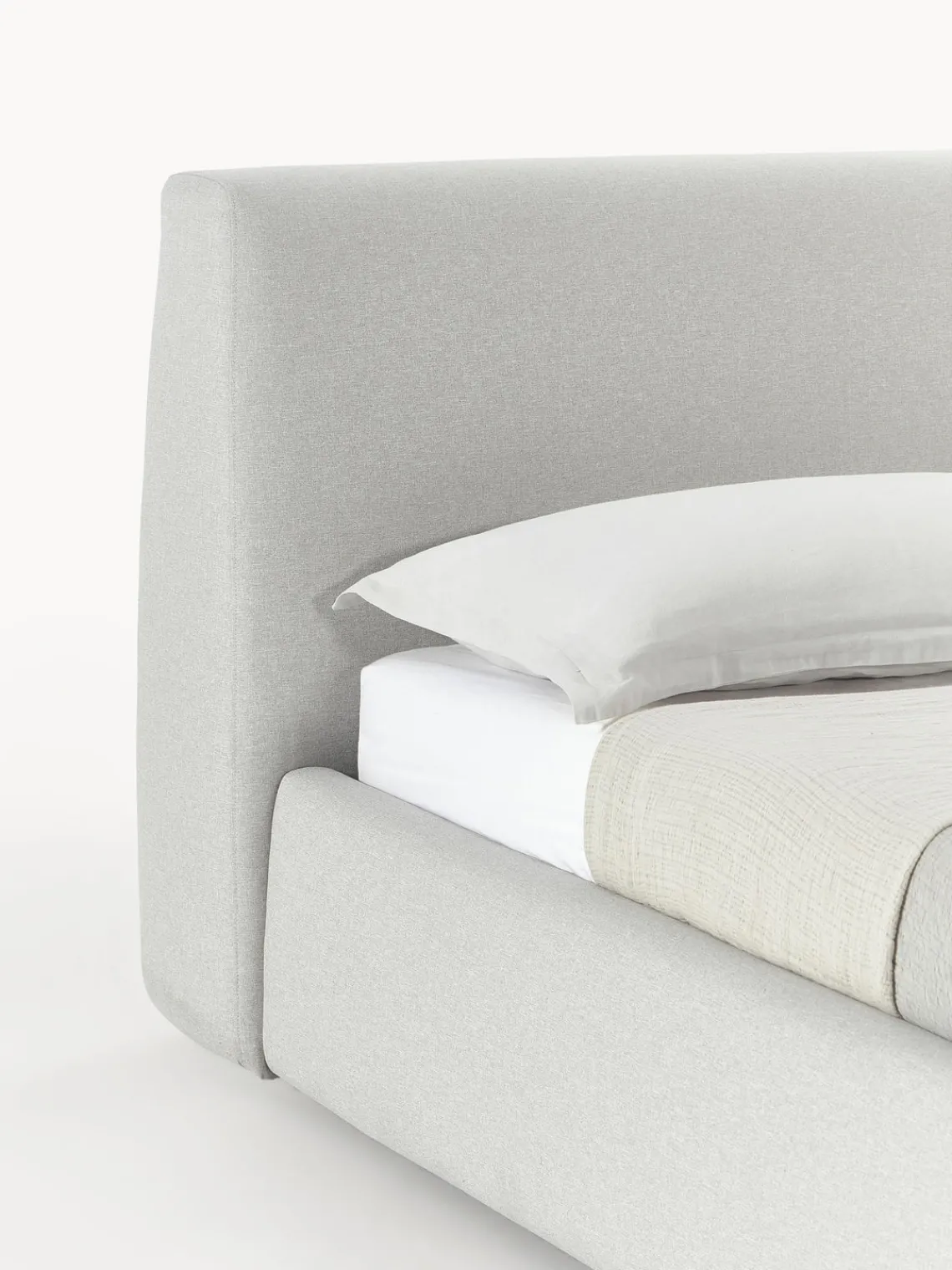 Outlet Cama tapizada con espacio de almacenamiento Cloud Camas Tapizadas|Camas