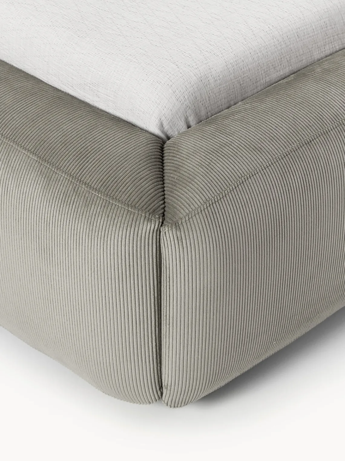 Camas Tapizadas|Camas>Westwing Collection Cama tapizada con espacio de almacenamiento Melva Pana gris