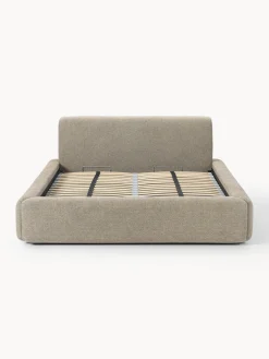 Cama tapizada con espacio de almacenamiento Melva Camas Tapizadas|Camas