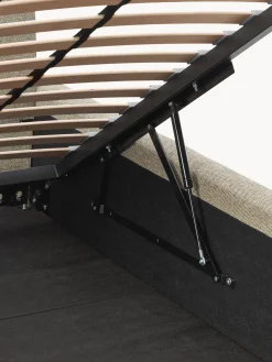 Cama tapizada con espacio de almacenamiento Melva Camas Tapizadas|Camas