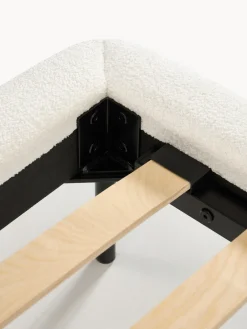 New Cama tapizada de borreguillo bouclé Amelia Camas Tapizadas|Camas