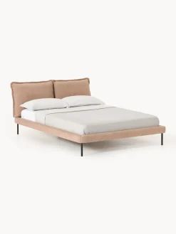 Best Cama tapizada de borreguillo bouclé Amelia Camas Tapizadas|Camas