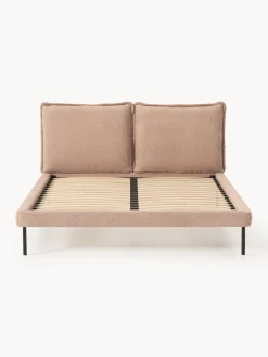 Best Cama tapizada de borreguillo bouclé Amelia Camas Tapizadas|Camas