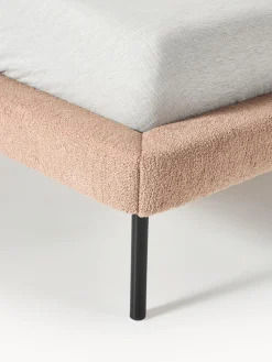 Best Cama tapizada de borreguillo bouclé Amelia Camas Tapizadas|Camas