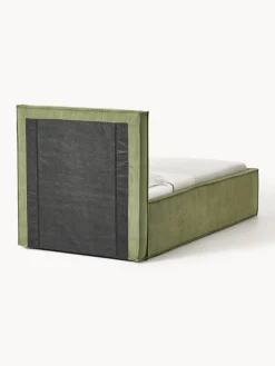 Online Cama tapizada de pana con espacio de almacenamiento Dream Camas Individuales|Camas Tapizadas