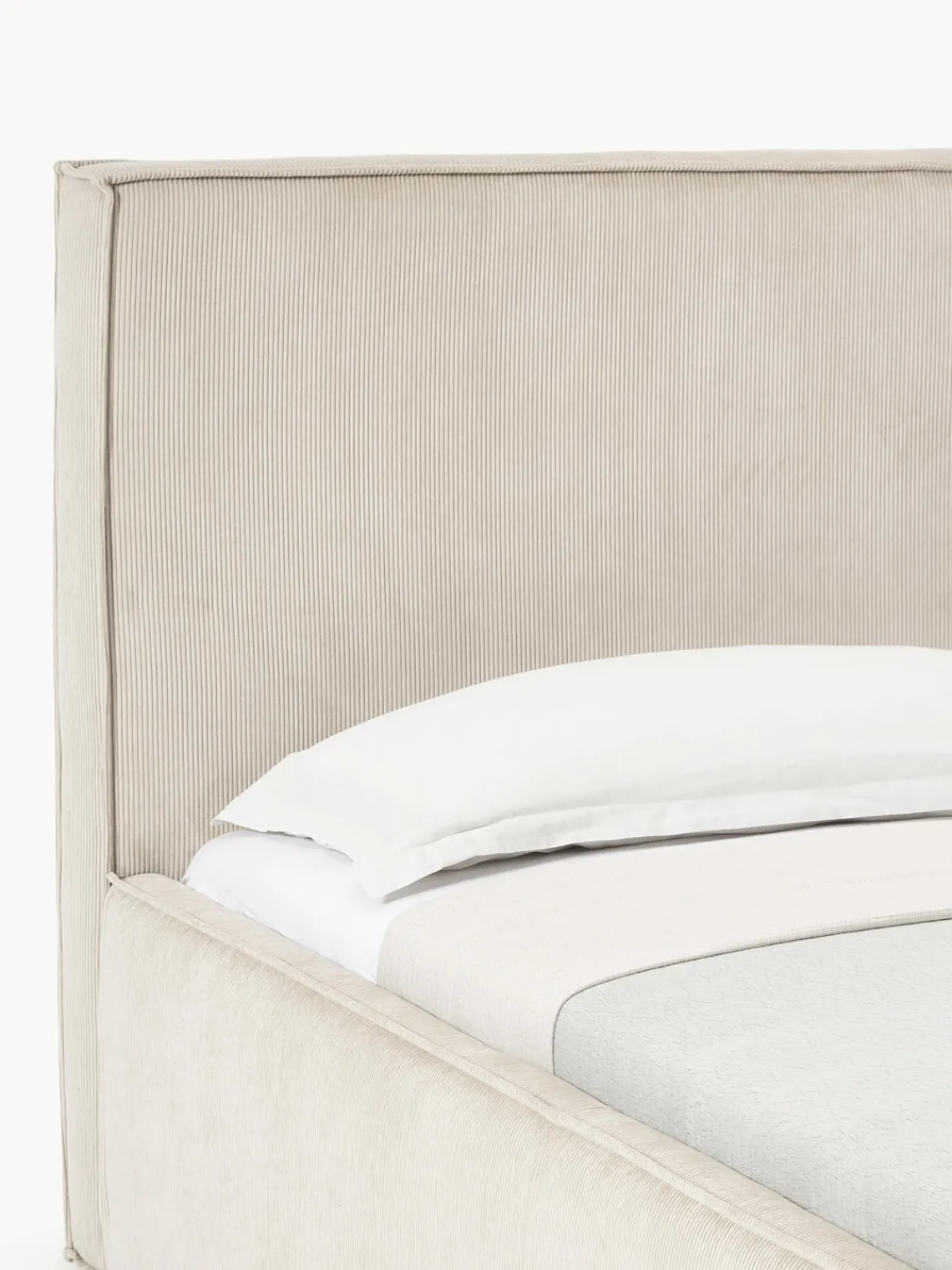 Hot Cama tapizada de pana Dream Camas Individuales|Camas Tapizadas