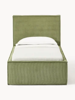 Outlet Cama tapizada de pana Dream Camas Individuales|Camas Tapizadas