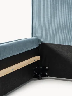 Camas Tapizadas|Camas></noscript>Westwing Collection Cama tapizada de pana Dream Pana azul