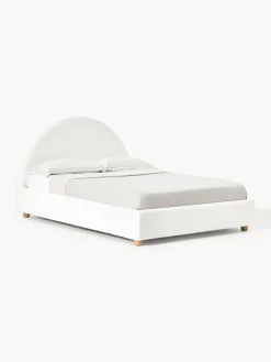 Clearance Cama tapizada en borreguillo Ebba Camas Tapizadas|Camas