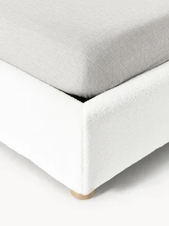 Clearance Cama tapizada en borreguillo Ebba Camas Tapizadas|Camas