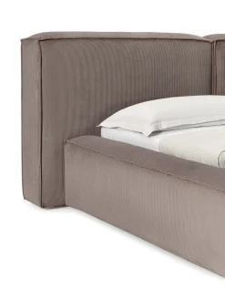 Online Cama tapizada en pana Lennon Camas Tapizadas|Camas