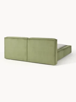 Camas Tapizadas|Camas></noscript>Westwing Collection Cama tapizada en pana Lennon Pana verde oliva