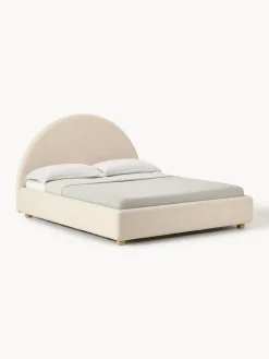 Best Cama tapizada en tejido bouclé Ebba Camas Tapizadas|Camas