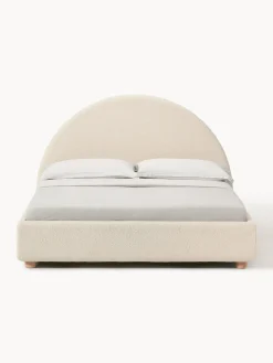 Best Cama tapizada en tejido bouclé Ebba Camas Tapizadas|Camas