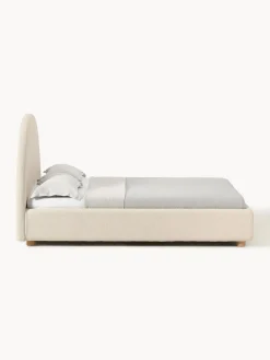 Best Cama tapizada en tejido bouclé Ebba Camas Tapizadas|Camas