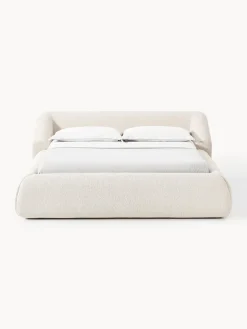 Discount Cama tapizada en tejido bouclé Sofia Camas Tapizadas|Camas